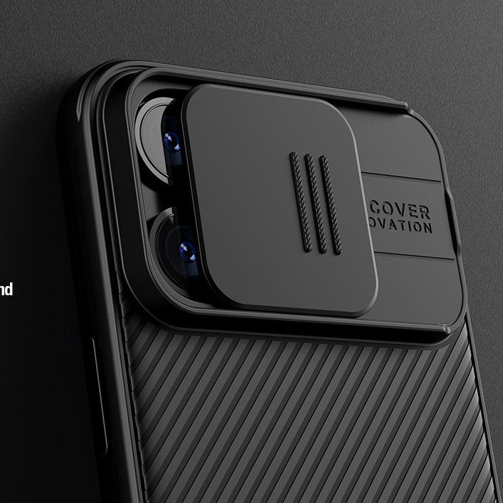 Nillkin CamShield Pro magnetinis dėklas iPhone 15 Plus – žalias