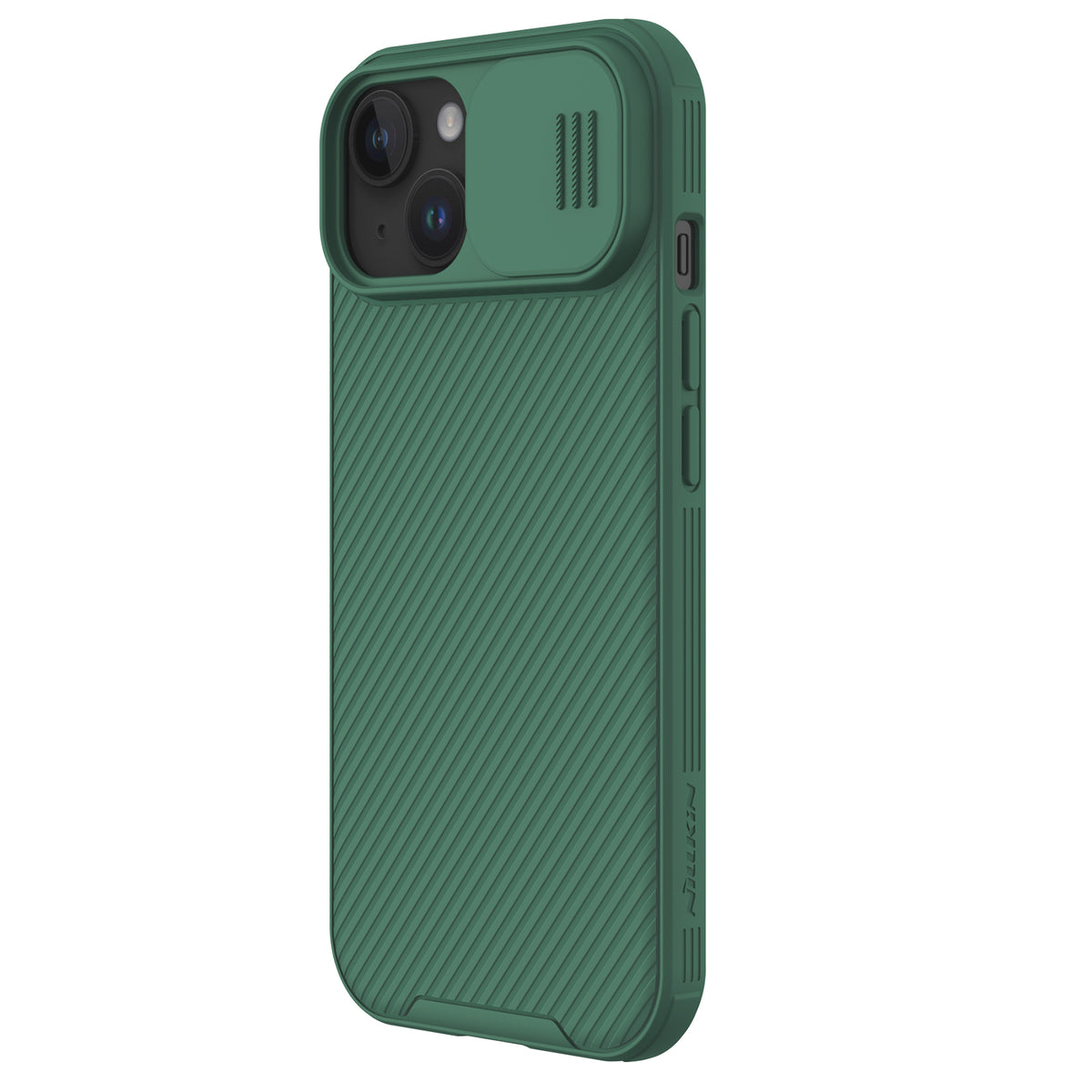 Nillkin CamShield Pro magnetinis dėklas iPhone 15 Plus – žalias