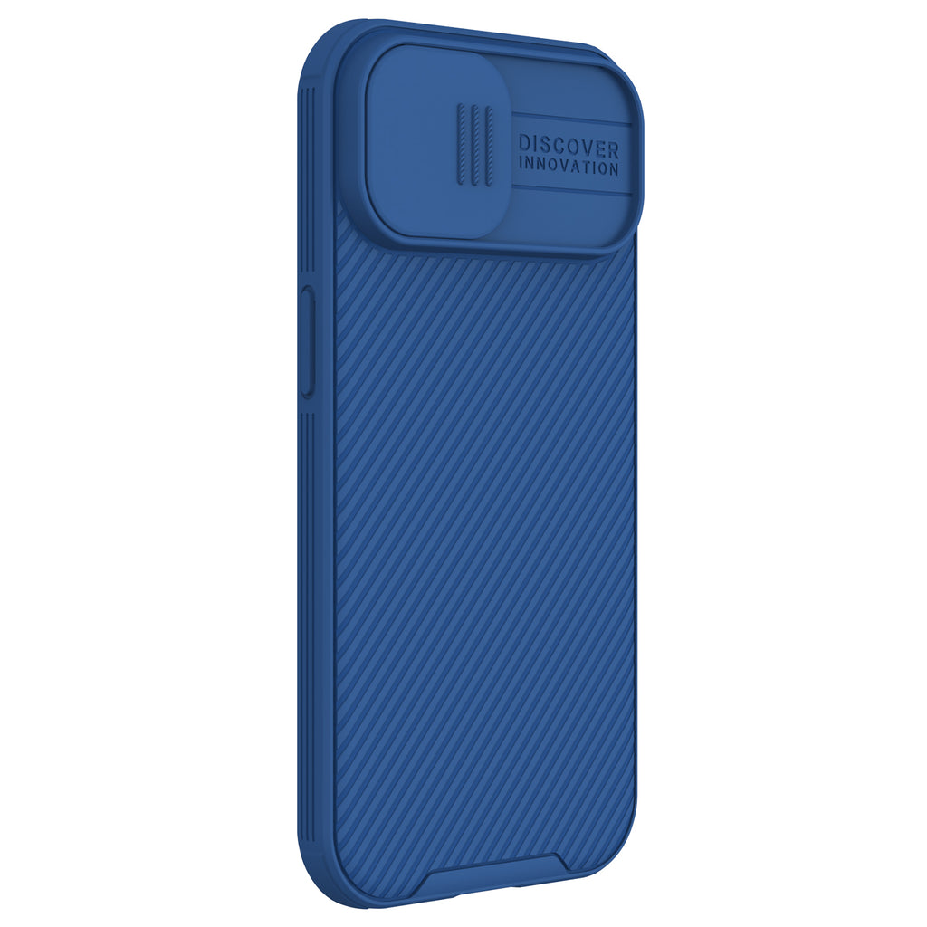 Nillkin CamShield Pro Magnetic MagSafe dėklas iPhone 15 Plus – mėlynas