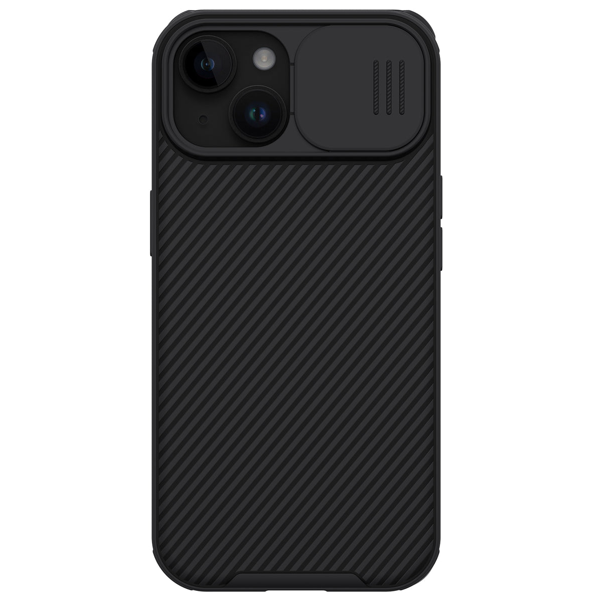 Nillkin CamShield Pro magnetinis dėklas iPhone 15 Plus – juodas