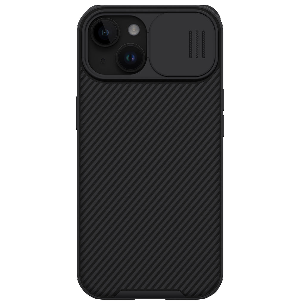 Nillkin CamShield Pro magnetinis dėklas iPhone 15 Plus – juodas