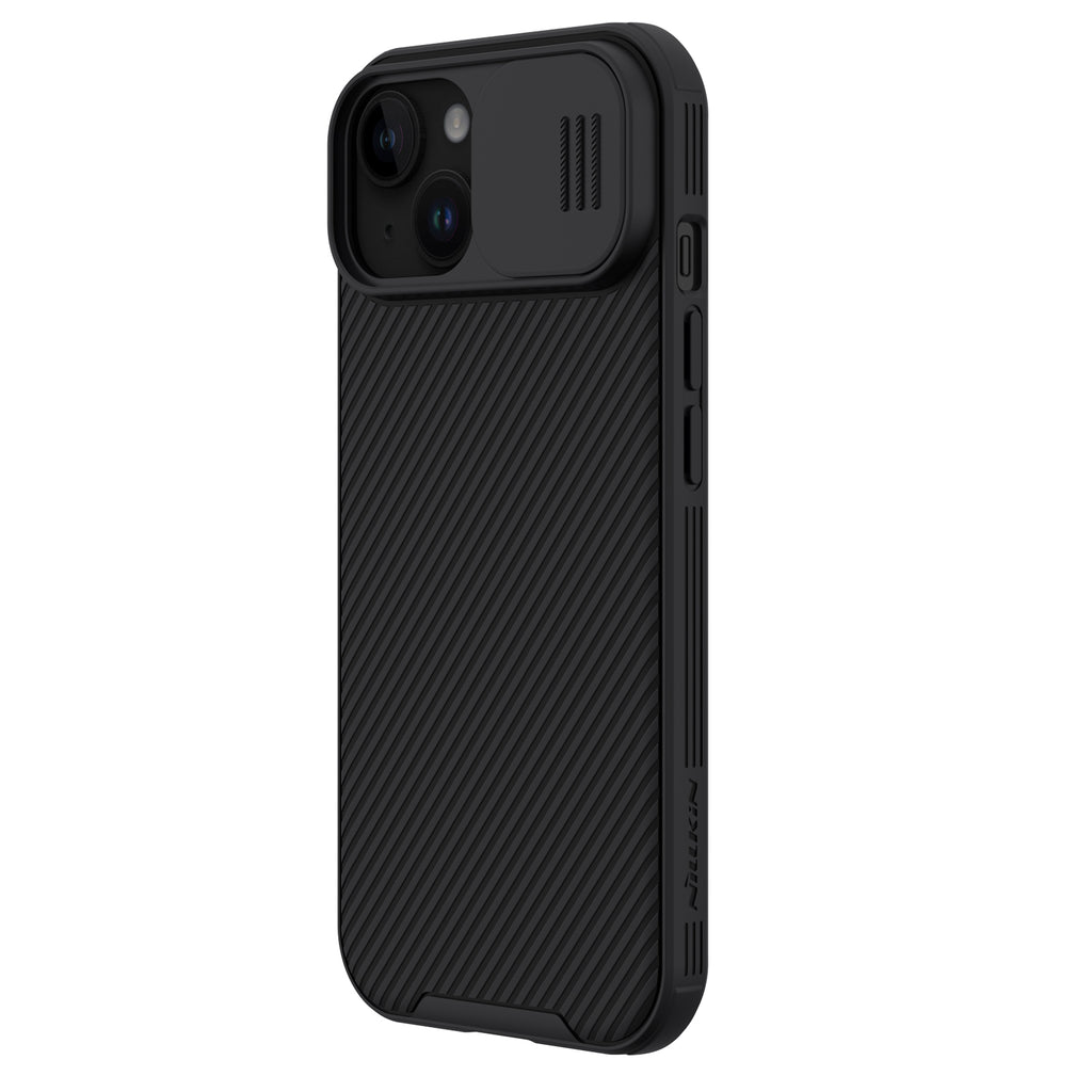 Nillkin CamShield Pro magnetinis dėklas iPhone 15 Plus – juodas