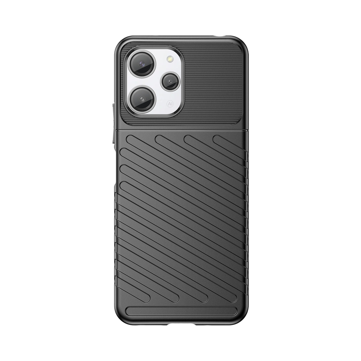 Thunder Case TPU dėklas Xiaomi Redmi 12 – juodas -- Xiaomi Redmi 12