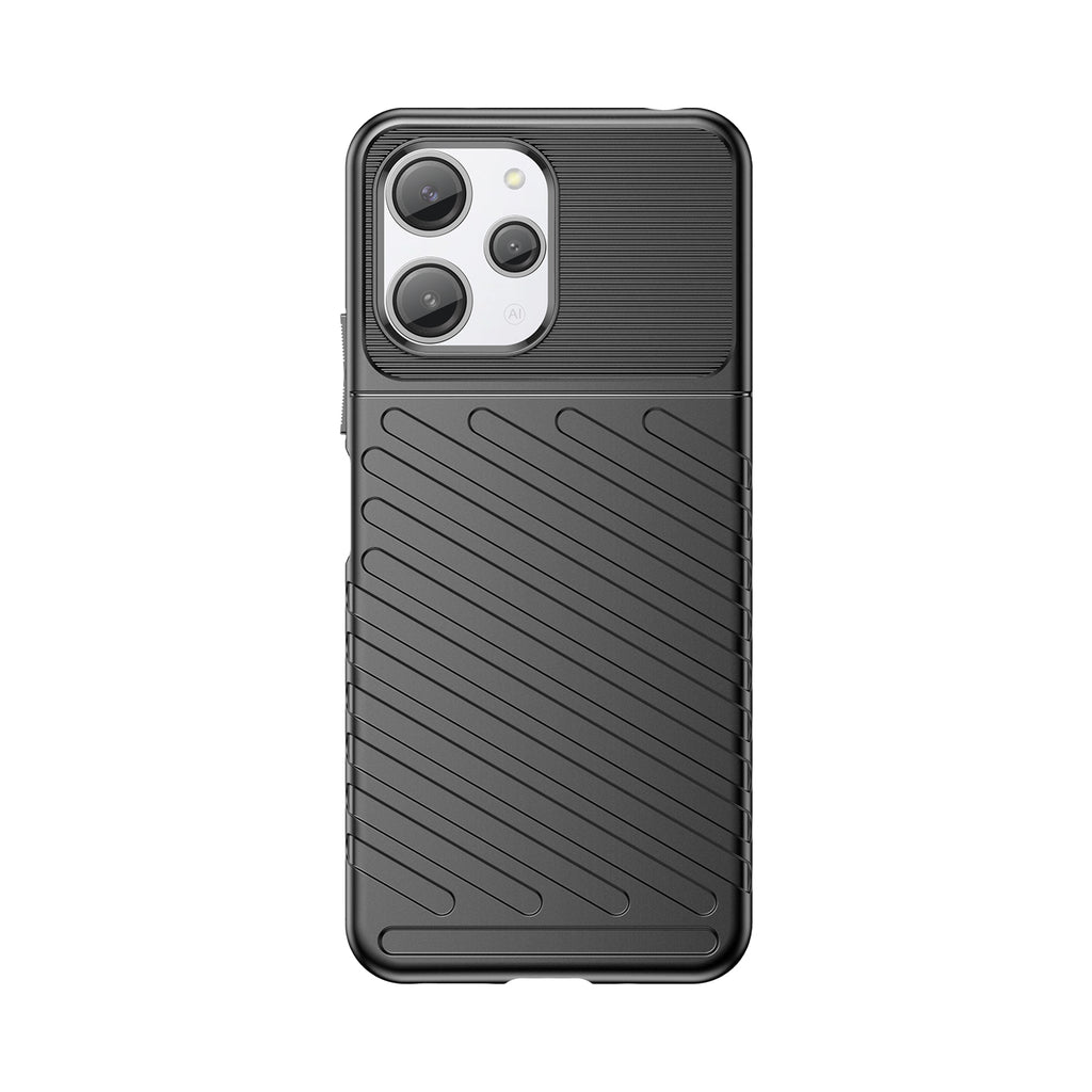 Thunder Case TPU dėklas Xiaomi Redmi 12 – juodas -- Xiaomi Redmi 12