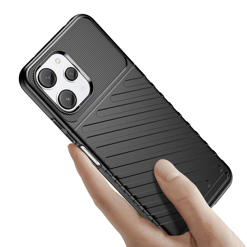 Thunder Case TPU dėklas Xiaomi Redmi 12 – juodas -- Xiaomi Redmi 12