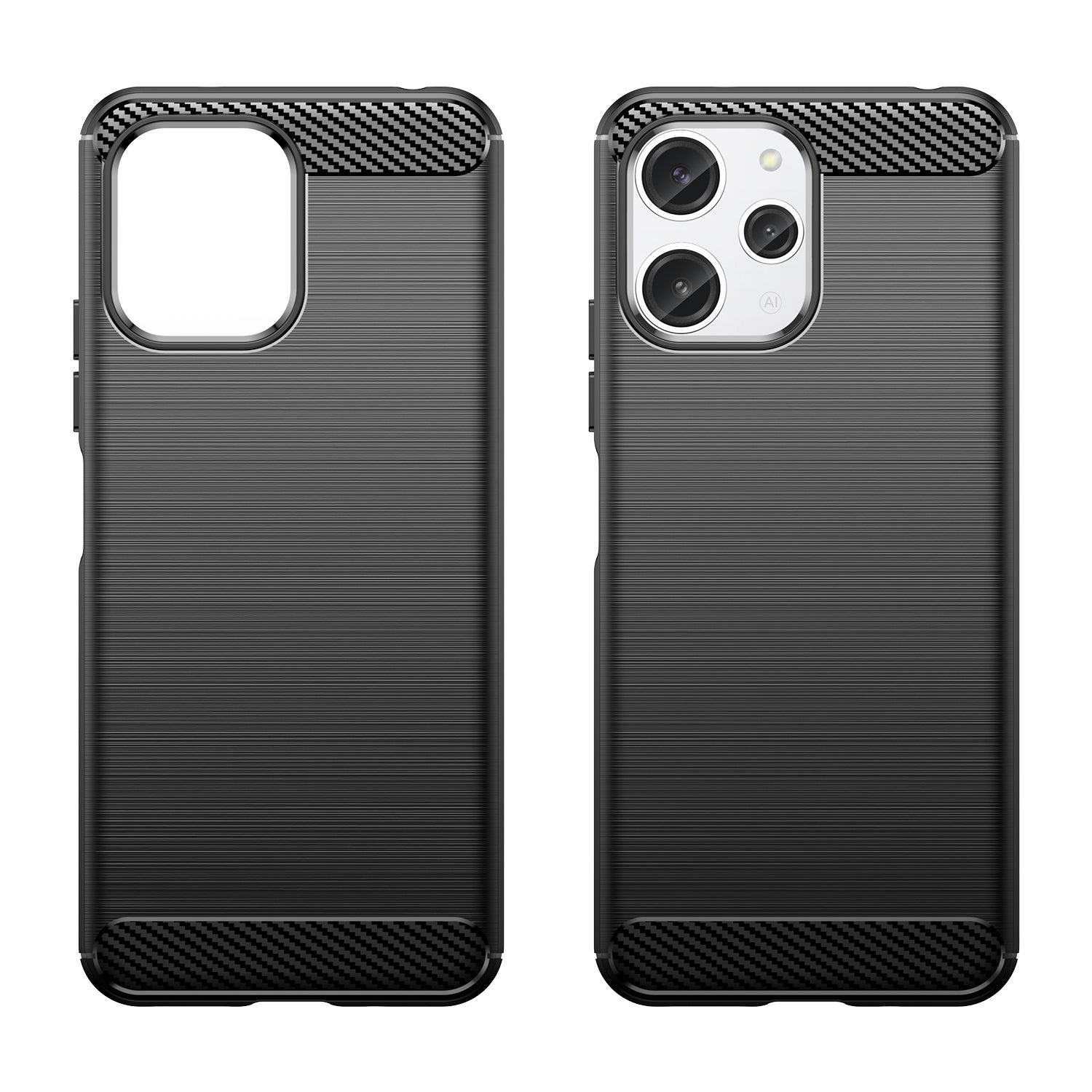 Karboninis dėklas Xiaomi Redmi 12 – juodas -- Xiaomi Redmi 12