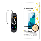 Wozinsky grūdintas stiklas Xiaomi Mi Band 8 – visas ekranas, juodas rėmelis