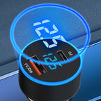 Wozinsky WDCCAC automobilinis įkroviklis USB-C USB-A 36W - juodas