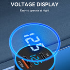 Wozinsky WDCCAC automobilinis įkroviklis USB-C USB-A 36W - juodas