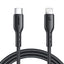 Joyroom Flash-Charge Series SA26-CL3 USB-C / Lightning Laidas 30W 1m - juodas
