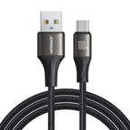 Joyroom Light-Speed Series S-A25 USB-A / USB-C Laidas 100W 1.2m - juodas