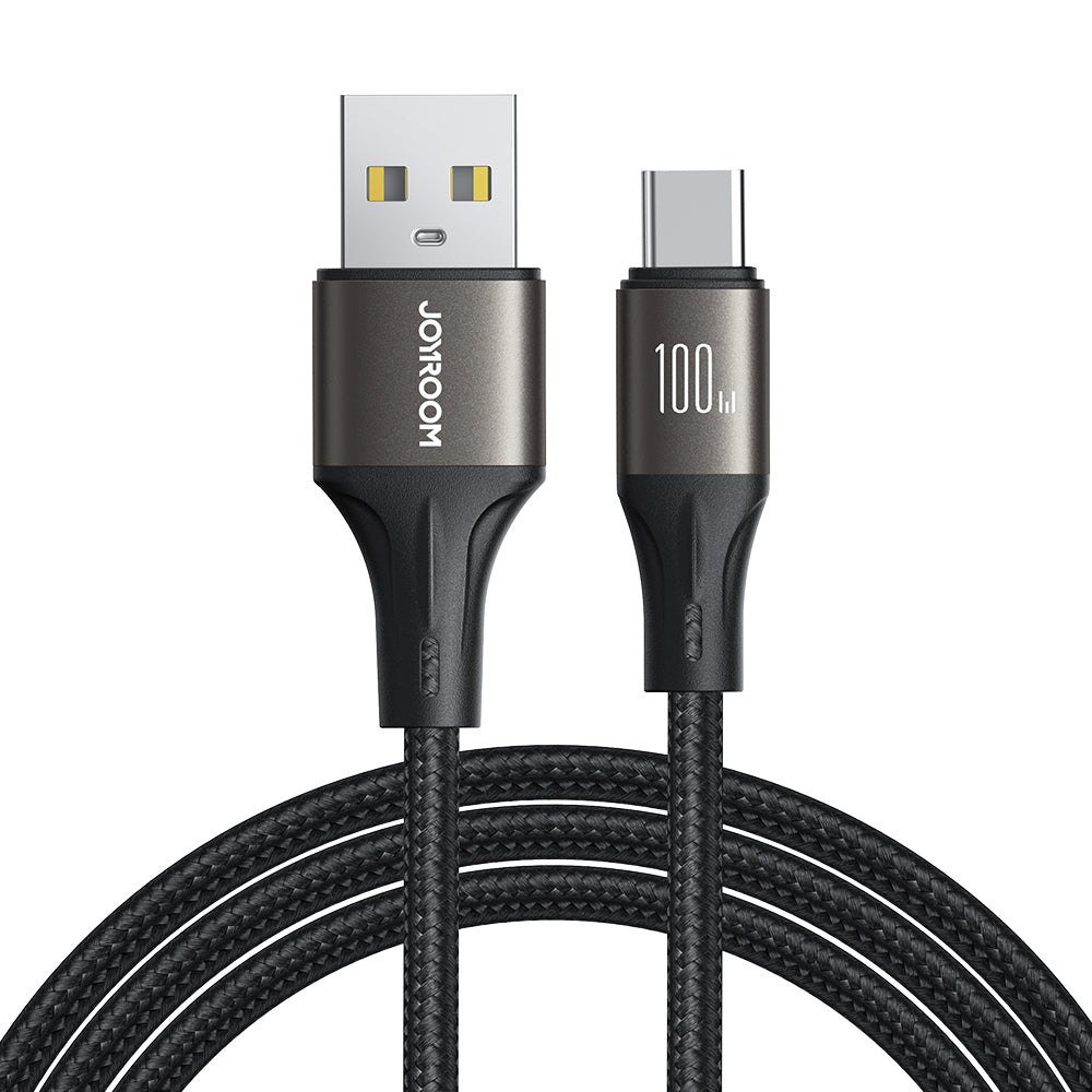 Joyroom Light-Speed Series S-A25 USB-A / USB-C Laidas 100W 1.2m - juodas