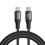 Joyroom Light-Speed Series S-A25 USB-C / USB-C Laidas 100W 1.2m - juodas