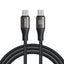 Joyroom Light-Speed Series S-A25 USB-C / USB-C Laidas 100W 1.2m - juodas