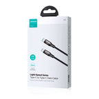 Joyroom Light-Speed Series S-A25 USB-C / USB-C Laidas 100W 1.2m - juodas
