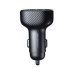 Joyroom JR-CCD03 3.4A automobilinis įkroviklis su ekranu 3x USB-A - juodas