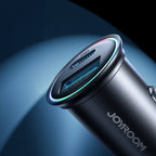 Joyroom JR-CCN04 60W USB-A USB-C mini įkroviklis - juodas -- Cell phone chargers