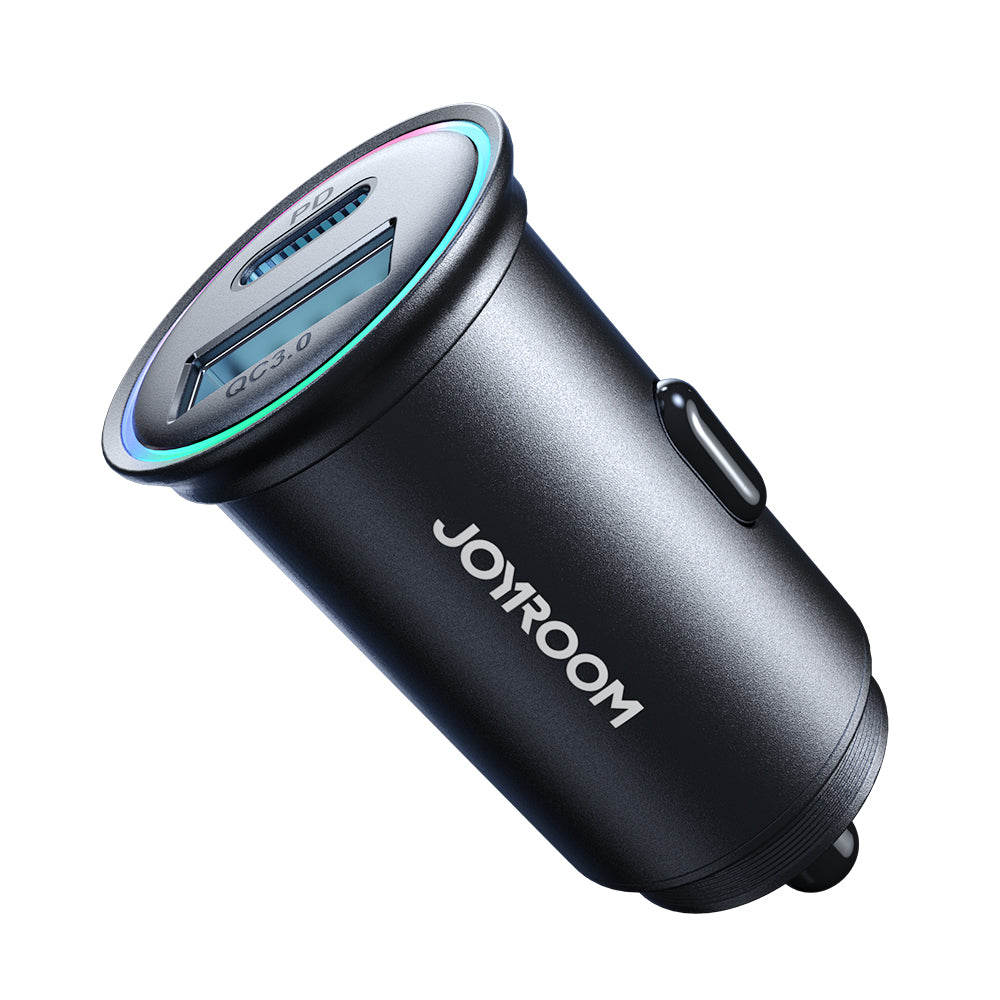 Joyroom JR-CCN04 60W USB-A USB-C mini įkroviklis - juodas -- Cell phone chargers