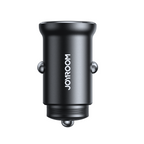 Joyroom JR-CCN06 30W 2x USB-C metalinis mini automobilinis įkroviklis - juodas