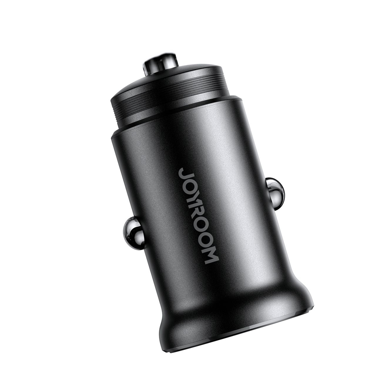 Joyroom JR-CCN05 30W USB-A USB-C mini automobilinis įkroviklis - juodas