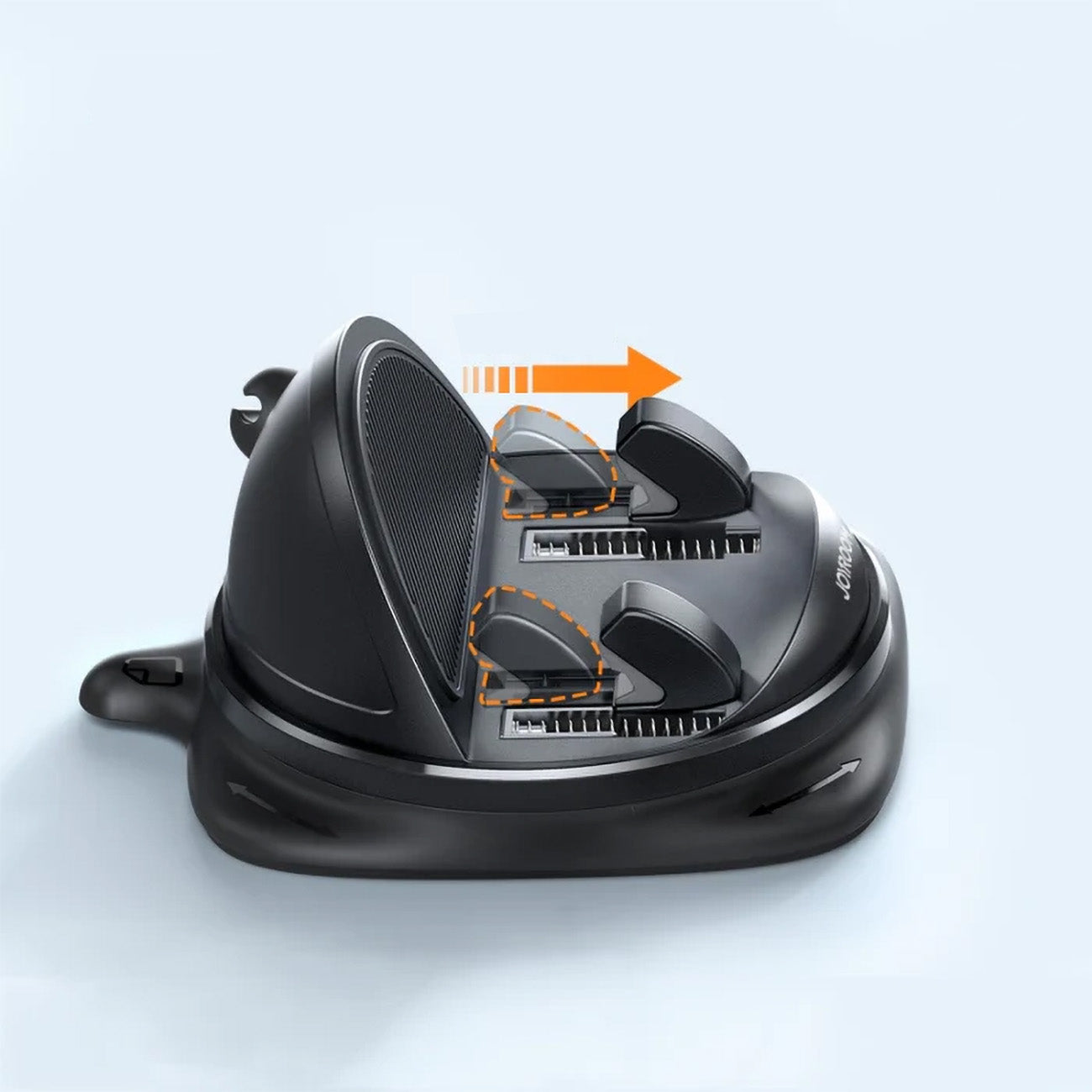 Joyroom JR-ZS354 telefono laikiklis su siurbtuku automobiliui, biurui, namams - juodas