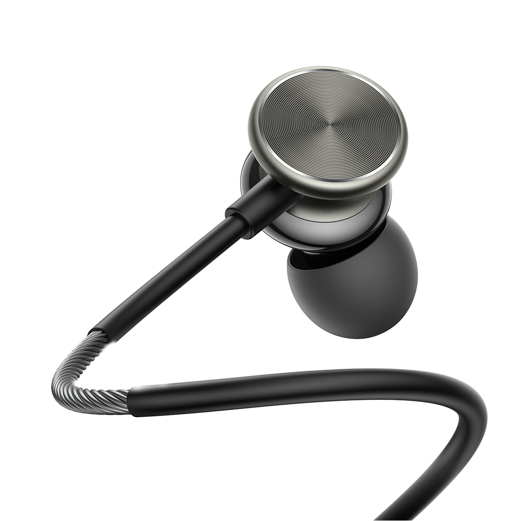 Joyroom Wired Series JR-EW03 laidinės ausinės – tamsiai pilkos