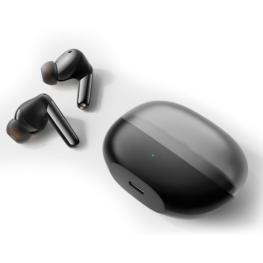 Joyroom Jbuds serijos JR-BB1 TWS į ausis įdedamos belaidės ausinės – juodos