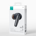 Joyroom Jbuds serijos JR-BB1 TWS į ausis įdedamos belaidės ausinės – juodos