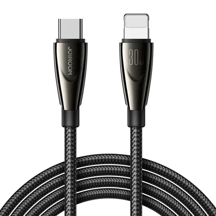 Joyroom Pioneer Series SA31-CL3 USB-C / Lightning 30W 1.2m Laidas - juodas