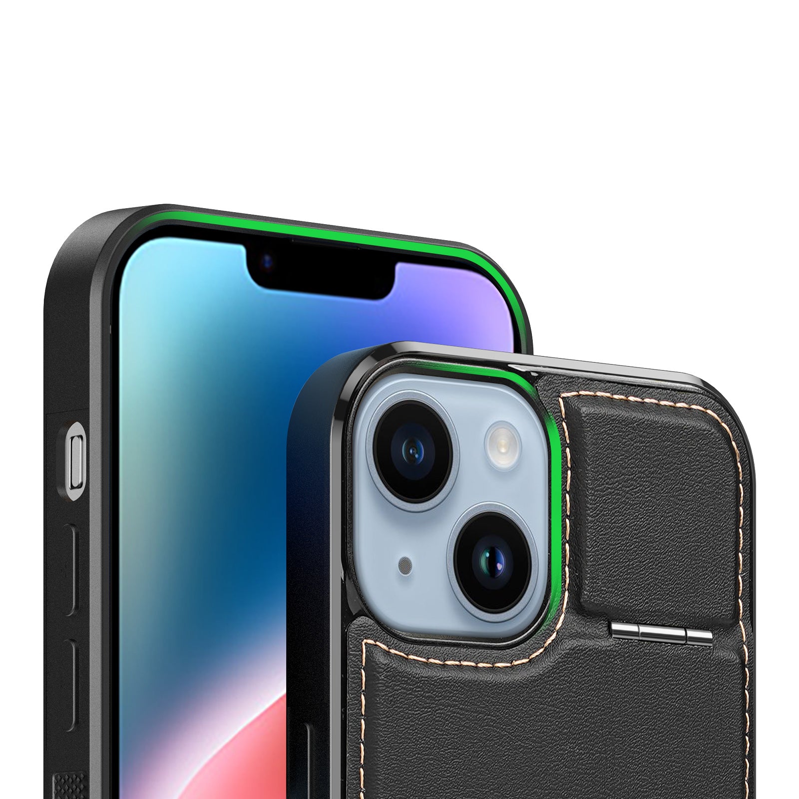 MagSafe dėklas-piniginė iPhone 15 Plus Dux Ducis – juodas