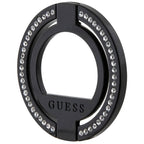 Guess MagSafe žiedo laikiklis-stovas su kristalais – juodas -- Cell phone cases and covers