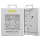 Guess MagSafe žiedinis laikiklis su kristalais – sidabrinis -- Cell phone cases and covers