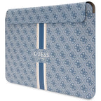 Guess 4G Printed Stripes dėklas 16" nešiojamajam kompiuteriui - mėlynas -- Laptop Bags