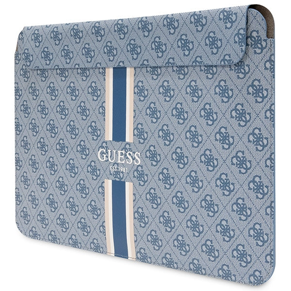 Guess 4G Printed Stripes dėklas 16" nešiojamajam kompiuteriui - mėlynas -- Laptop Bags