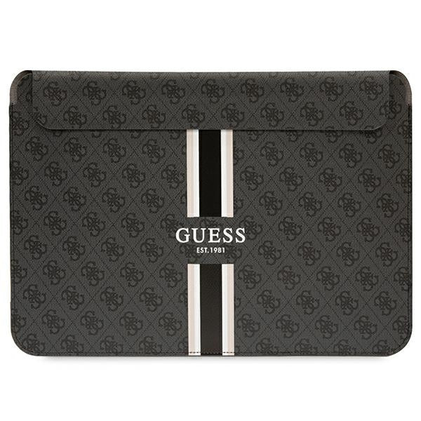 Guess 4G Printed Stripes dėklas 16" nešiojamajam kompiuteriui - juodas -- Laptop Bags