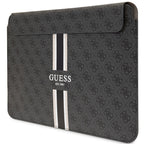 Guess 4G Printed Stripes dėklas 16" nešiojamajam kompiuteriui - juodas -- Laptop Bags