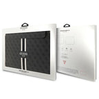 Guess 4G Printed Stripes dėklas 16" nešiojamajam kompiuteriui - juodas -- Laptop Bags