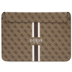 Guess 4G Printed Stripes dėklas 16" nešiojamajam kompiuteriui - rudas -- Laptop Bags