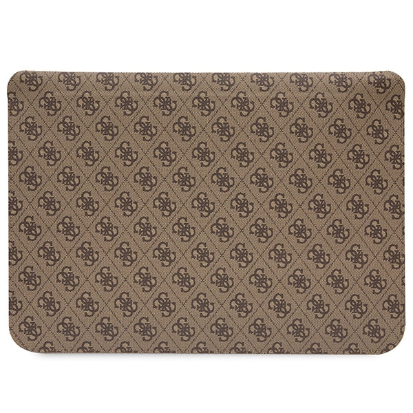 Guess 4G Printed Stripes dėklas 16" nešiojamajam kompiuteriui - rudas -- Laptop Bags