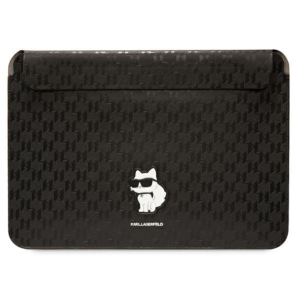 Karl Lagerfeld Saffiano Monogram Choupette dėklas 14" nešiojamam kompiuteriui - juodas -- Cell phone cases and covers