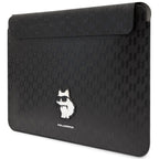 Karl Lagerfeld Saffiano Monogram Choupette dėklas 14" nešiojamam kompiuteriui - juodas -- Cell phone cases and covers