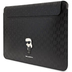 Karl Lagerfeld Saffiano Monogram Ikonik dėklas 14" nešiojamam kompiuteriui - juodas -- Cell phone cases and covers