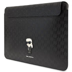 Karl Lagerfeld Saffiano Monogram Ikonik dėklas 16" nešiojamam kompiuteriui - juodas -- Cell phone cases and covers