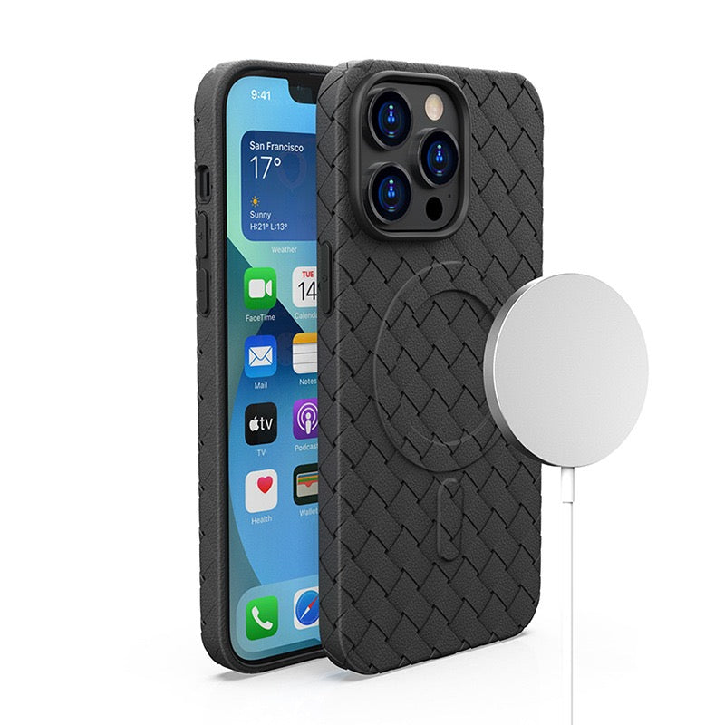 MagSafe pintas dėklas iPhone 15 Pro Max – juodas -- iPhone 15 Pro Max