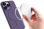 Pintas MagSafe dėklas iPhone 15 Pro – violetinis