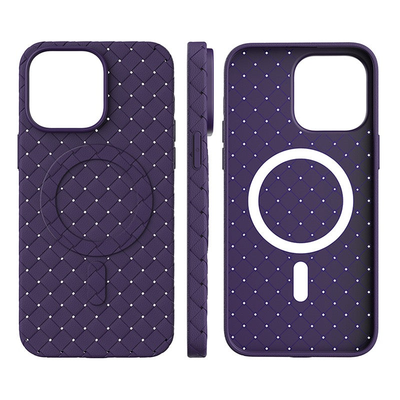 Pintas MagSafe dėklas iPhone 15 Pro – violetinis