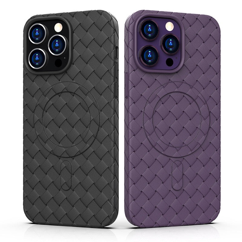 Pintas MagSafe dėklas iPhone 15 Pro – violetinis
