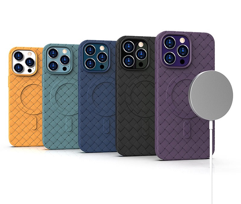 Pintas MagSafe dėklas iPhone 15 Pro – violetinis
