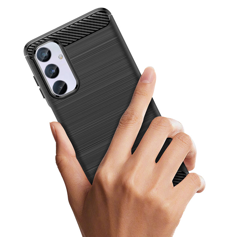 Anglies rašto dėklas Samsung Galaxy M54 – juodas -- Samsung Galaxy M54