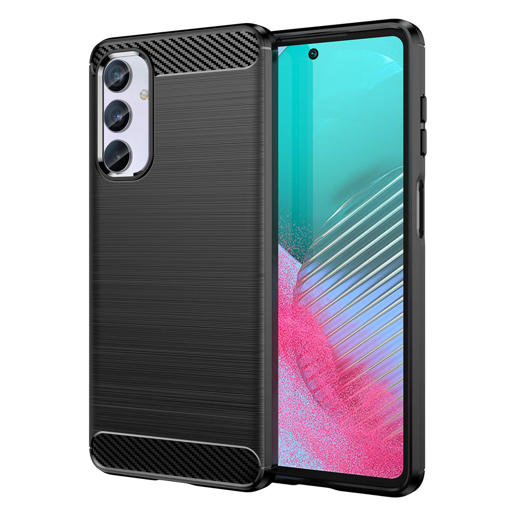 Anglies rašto dėklas Samsung Galaxy M54 – juodas -- Samsung Galaxy M54